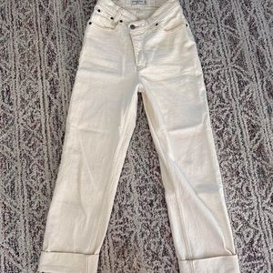 Abercrombie the dad high rise jeans crossover waist